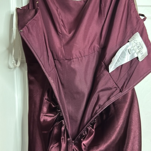 Galina Signature Burgundy Corseted Halter Gown  size 10 - Picture 8 of 12